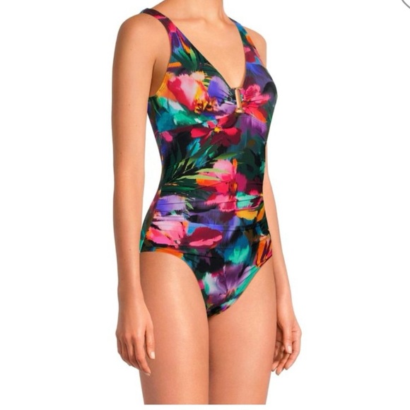 LAUREN RALPH LAUREN Colorful women One Piece Swimsuit - Picture 3 of 6